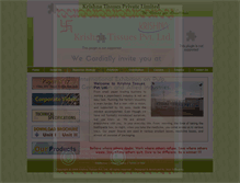 Tablet Screenshot of krishnatissues.com